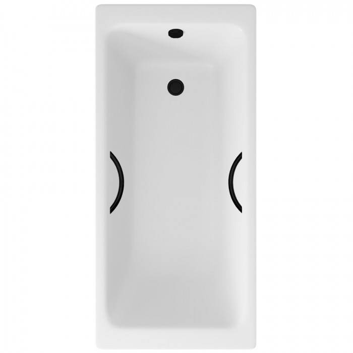 Ванна чугунная Delice Parallel 1800х800 с ручками DLR220506RB