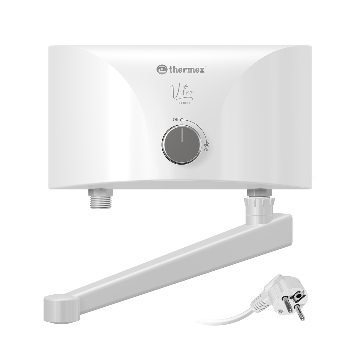 Проточный водонагреватель Thermex Vetro 3500 tap
