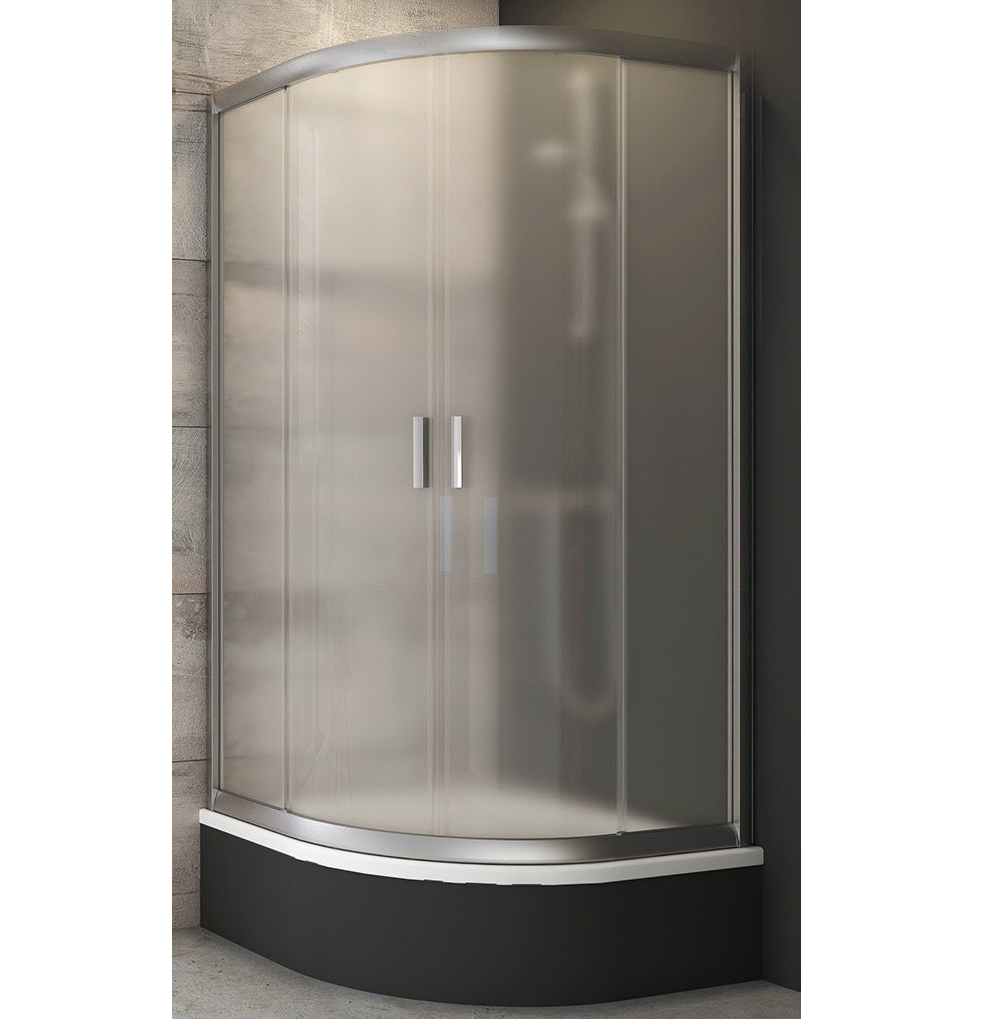 Душевой уголок Ravak Blix BLCP4 1900x900x900 (витраж Grape) полированный алюминий 3B270C00ZG