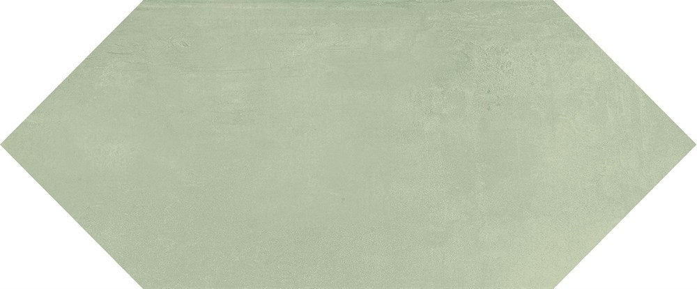 Керамическая плитка Kerama Marazzi Фурнаш 35026 грань зеленый светлый глянцевый 14х34
