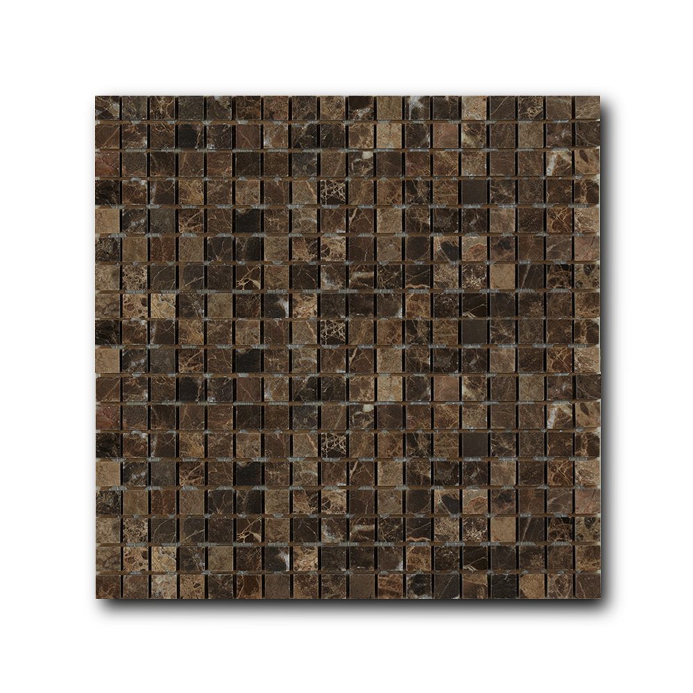 

Мраморная мозаика Art&Natura Marble Mosaic (1,5х1,5) Dark Imperador 30,5х30,5