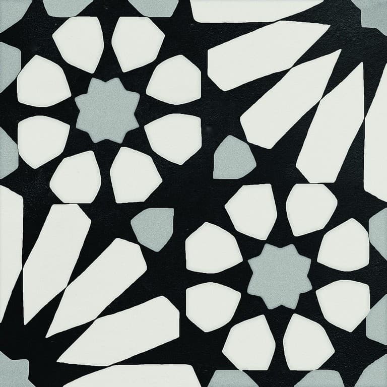 Керамогранит Elios Deco Anthology Etnic B B&W декор 20x20