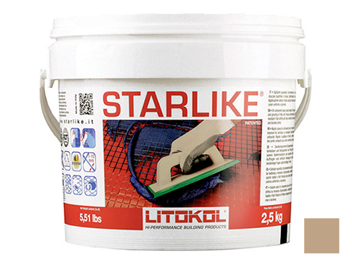 

Затирка Litokol эпоксидная Litochrom Starlike C.490 Серо-Бежевый 2,5кг