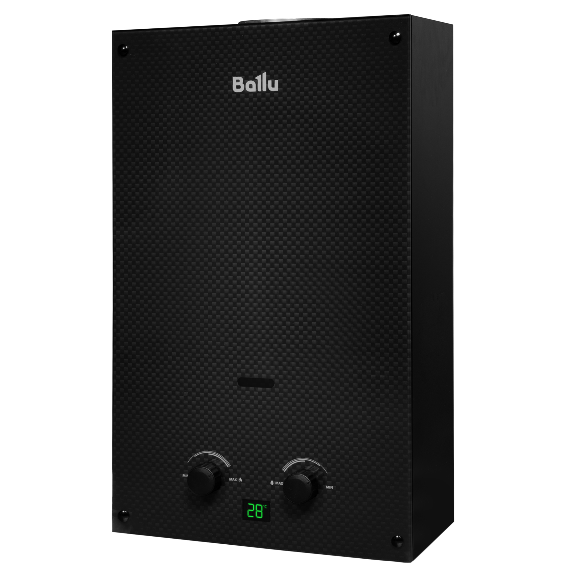 Водонагреватель газовый настенный проточный Ballu GWH 10 Fiery Glass Carbon
