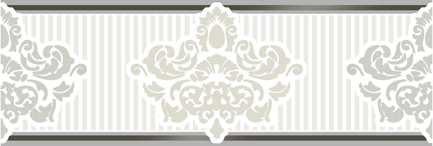 Керамическая плитка Eurotile Ceramica Valentino 906 бордюр 10x29,5