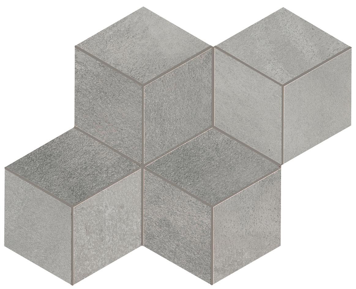 

Керамогранит Atlas Concorde Blaze A0UL Aluminium Mosaico Esagono Lapp мозаика 30х35