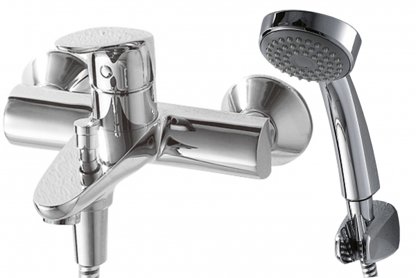

Смеситель для ванны и душа Bravat Drop F64898C-B