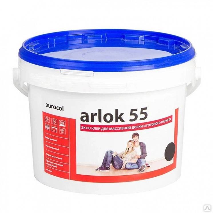 Клей полиуретановый двухкомпонентный Arlok 55 2К ПУ 14кг