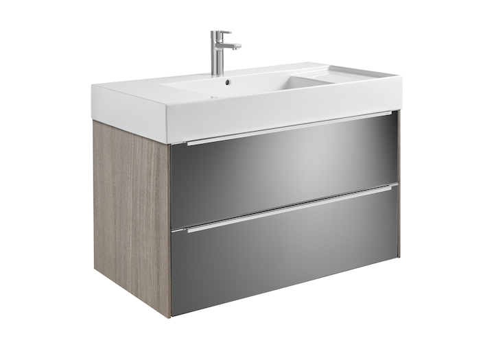 

Тумба с раковиной ROCA INSPIRA 1000 зеркальный фасад 7851077403