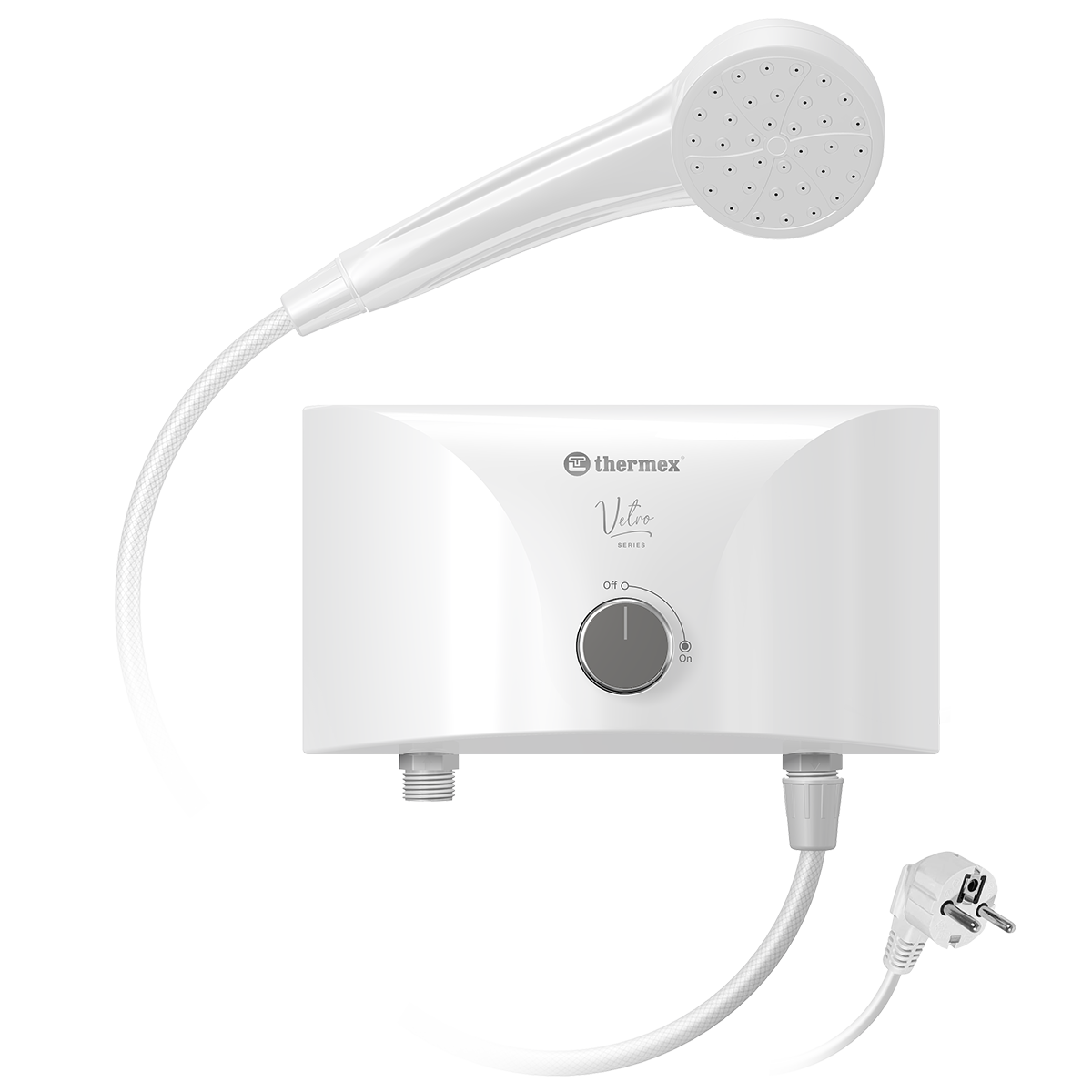 Проточный водонагреватель Thermex Vetro 3500 shower