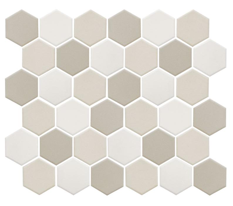 

Керамическая Мозаика Starmosaic Hexagon small LB Mix Antid (JMT31955) 32,5х28,2х6
