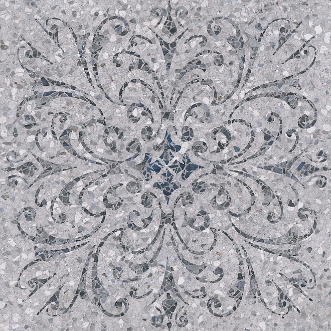 

Керамогранит Kerama Marazzi Терраццо серый декорированный SG632700R 60х60