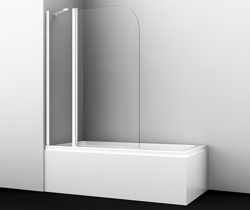 

Душевая шторка на ванну WasserKraft Leine 110х140 35P02-110WHITE Fixed