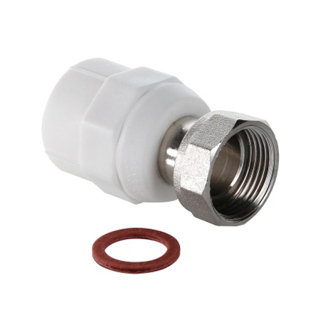 

Valtec Фитинг полипропиленовый с накидной гайкой 20 х 1/2"