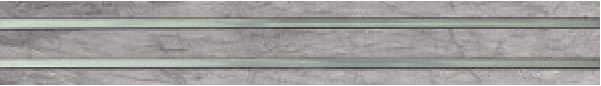 

Керамическая плитка Ceramika Konskie Terra Grey Listwa бордюр 10,5x75