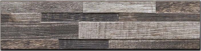 

Керамогранит Rondine Group Inwood 3D Black 15х61