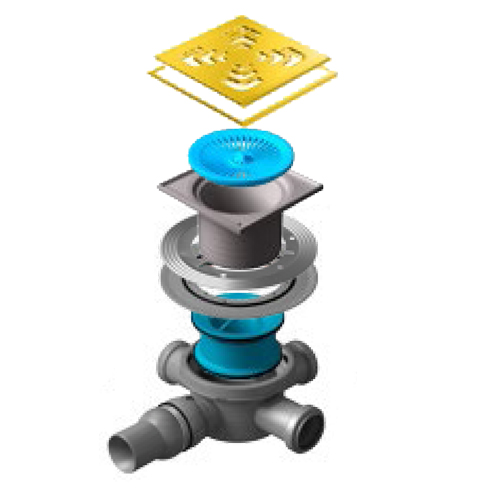 

Сливной трап Pestan Confluo Standard Square 3 Gold 13000138