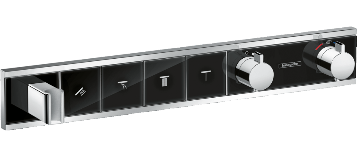 

Термостат скрытого монтажа Hansgrohe RainSelect с 4 кнопками 15357600