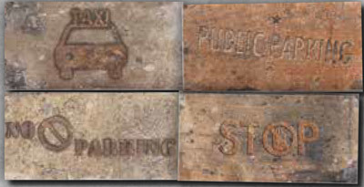 

Керамогранит Serenissima New York Road Signs Mix Central Park декор 10x20