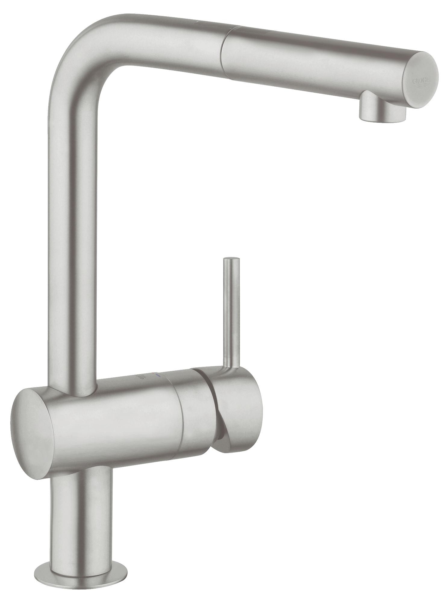 

Смеситель для кухни Grohe Minta с выдвижным изливом 32168DC0