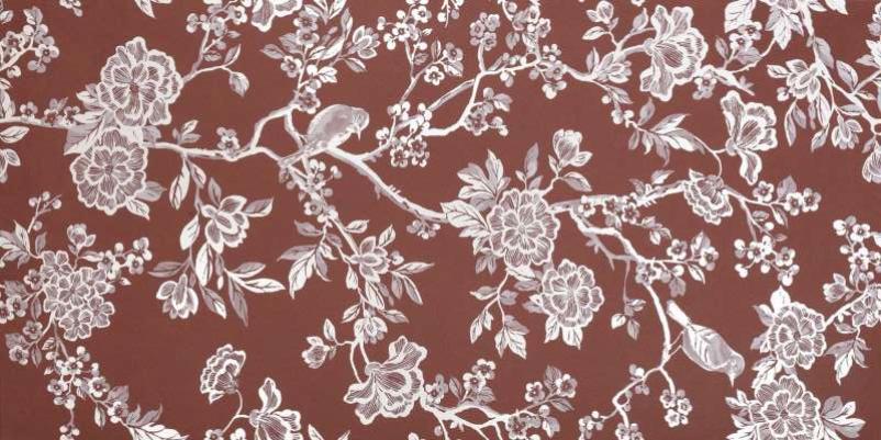 Керамогранит Serenissima Chromagic Floral Bordeaux Ret декор 60х120