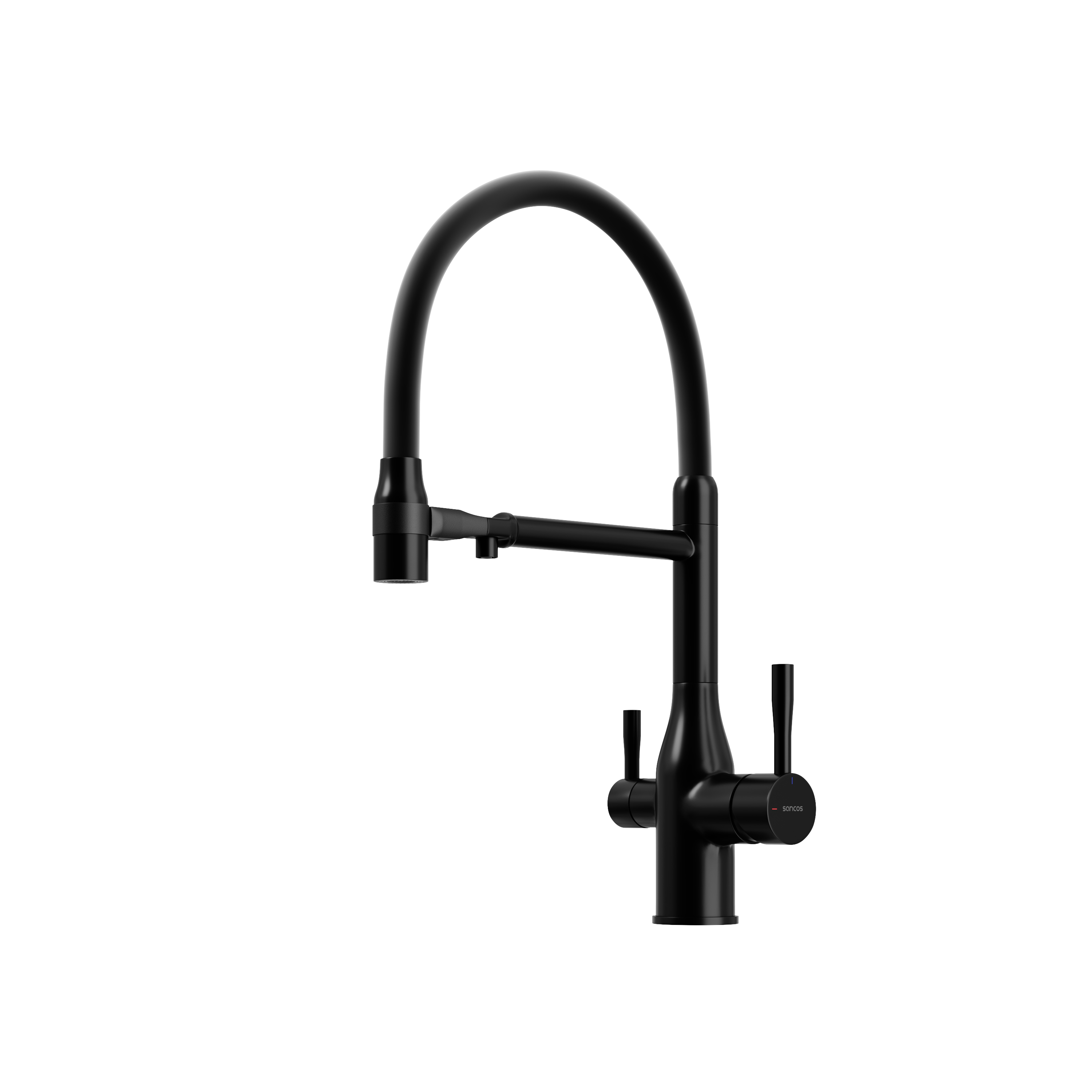 Смеситель для кухни SANCOS Garda матовый черный SC4009MB