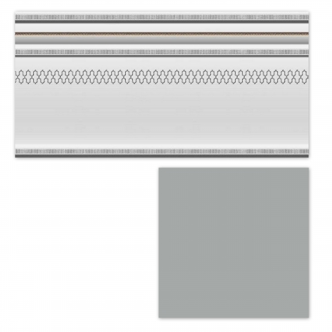 

Керамическая плитка Heralgi Garden Zocalo Classic Gris Плинтус 15х30