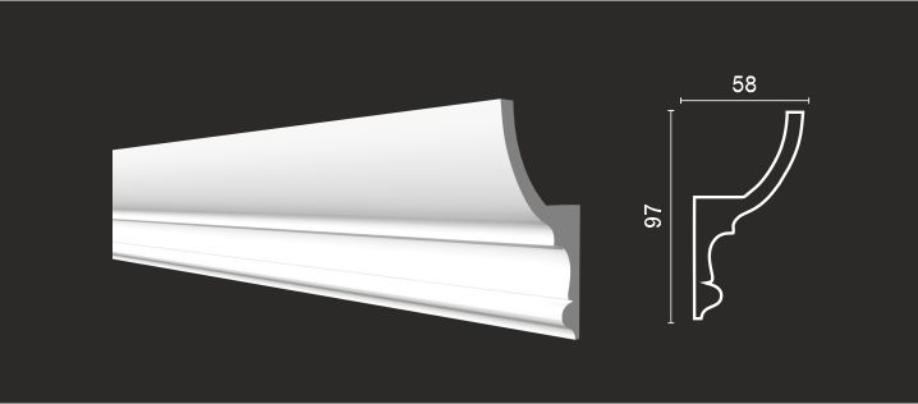 Карниз с отражателем Decor-Dizayn DD507