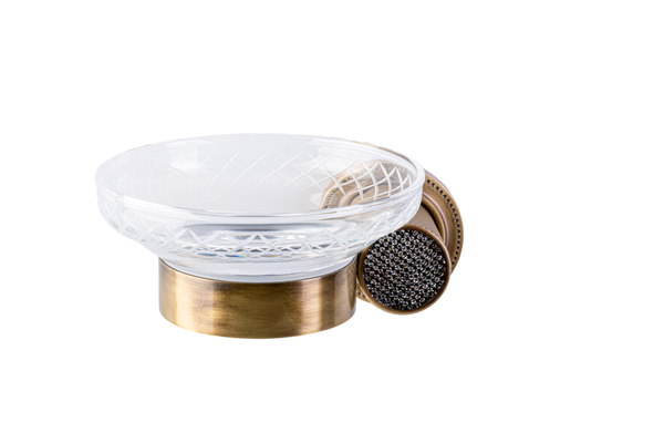 Мыльница Boheme Royal Cristal бронза 10923-BR