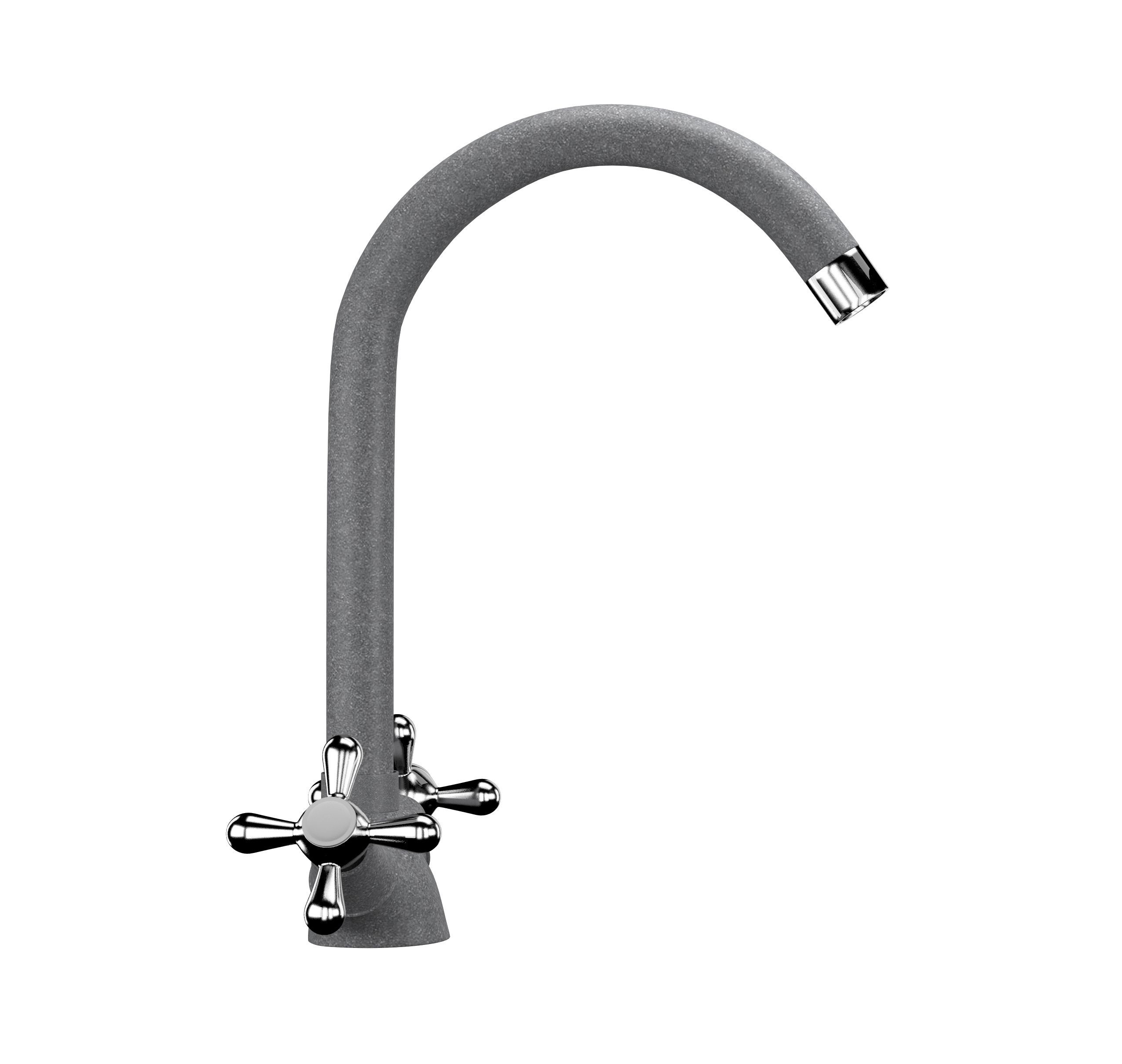 Смеситель для кухни Ulgran Classic графит U-012-342 (артикул: U-012-342 ...