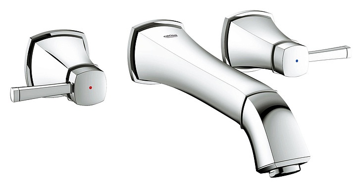 

Смеситель скрытого монтажа для раковины с изливом на 3 отверстия GROHE Grandera 20414000