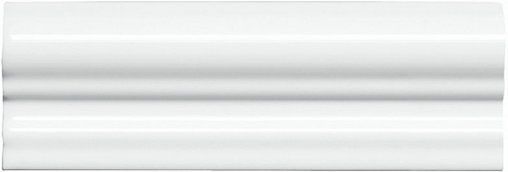 

Керамическая плитка Adex Neri ADNE5140 Moldura Italiana PB Blanco Z Бордюр 5х15
