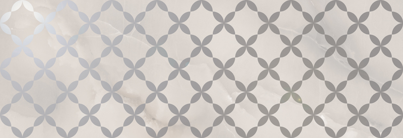 Керамическая плитка Ceracasa Olimpia Deco Platino Grey декор 25х73
