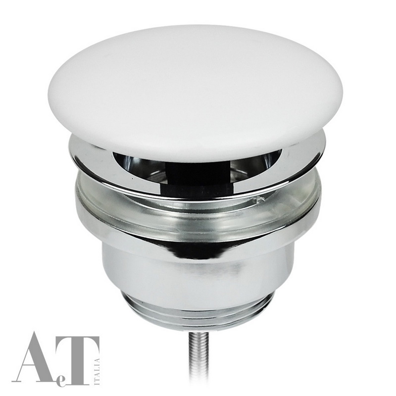 Донный клапан clic-clack AeT ELITE белый матовый A038101
