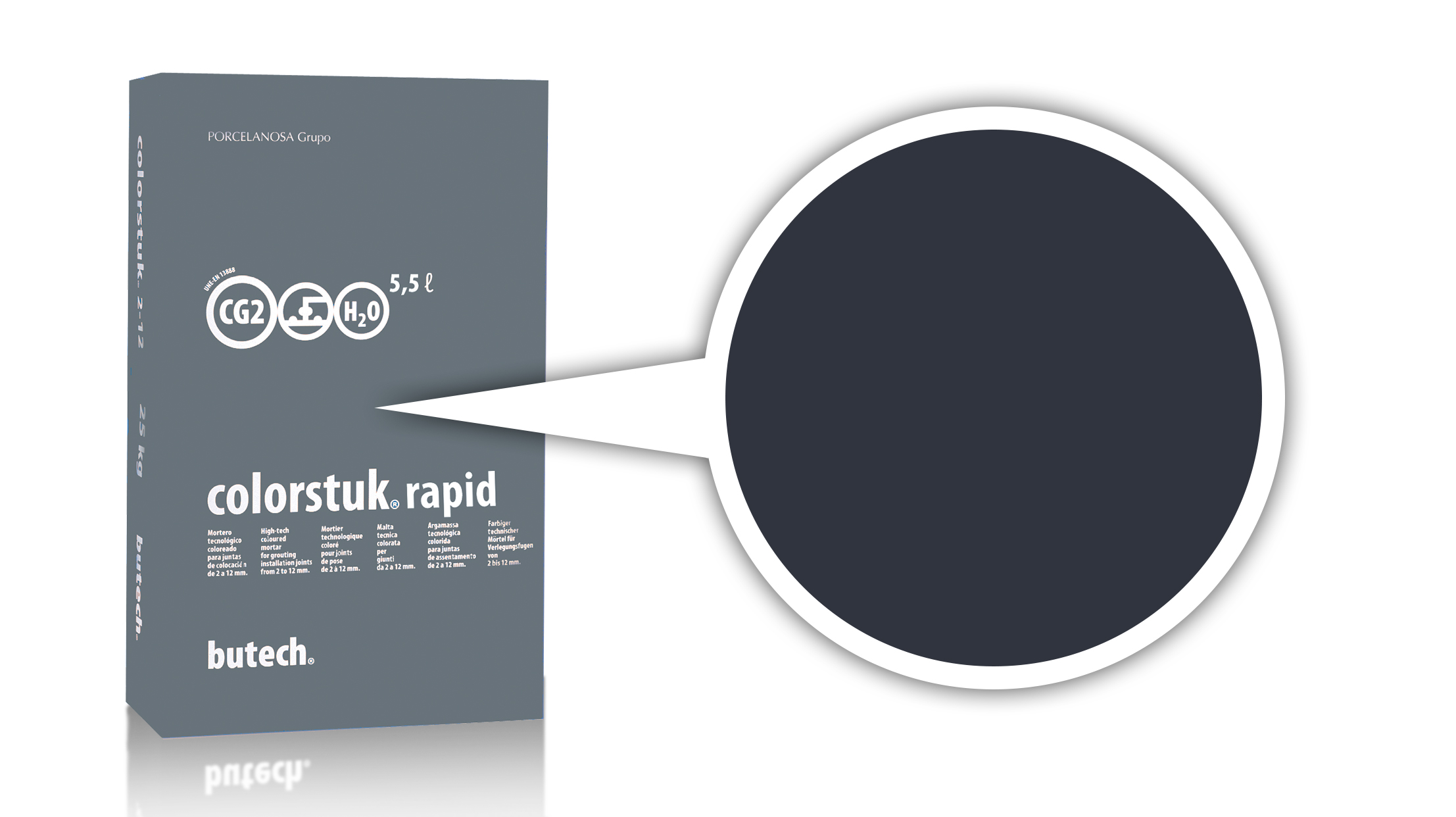 

Затирка Butech Colorstuk Rapid N Antracita (5 кг)
