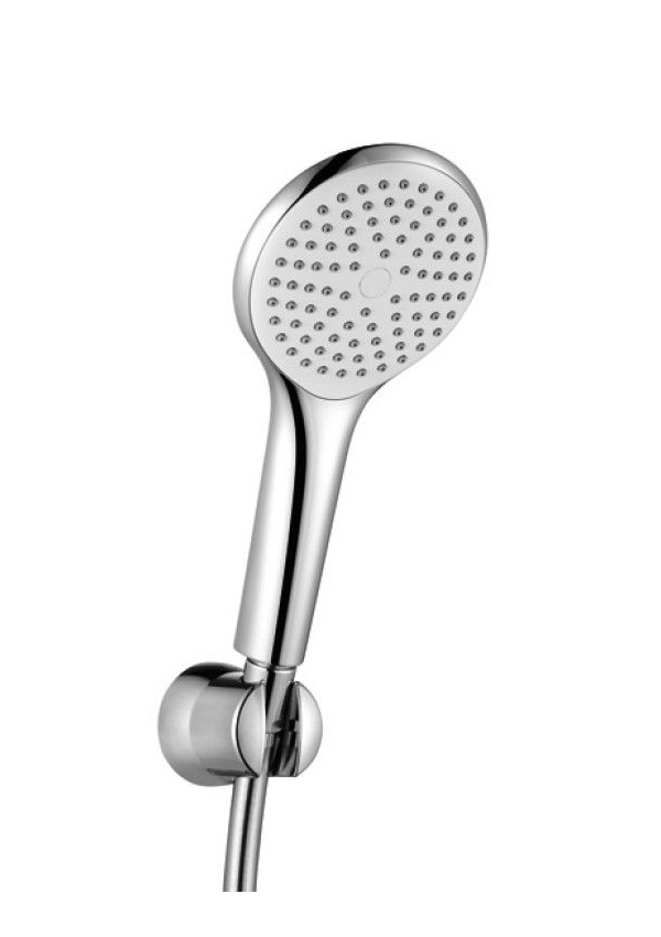 

Ручной душ Kludi Freshline 1 режим, с держателем, хром 6785005-00