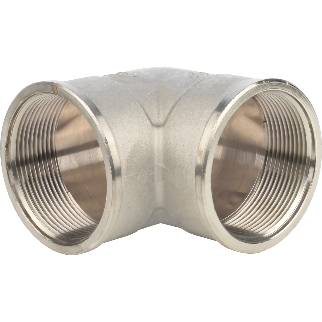 STOUT Угольник ВВ 2 1/2" никелированный