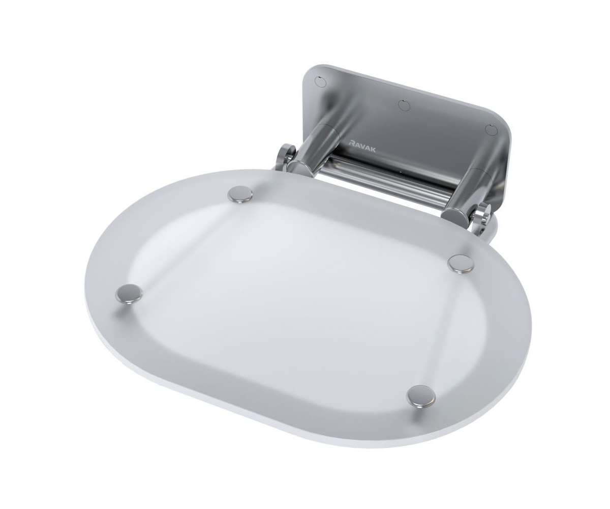 

Универсальное сиденье для душа Ravak OVO Chrome Clear/Stainless B8F0000029