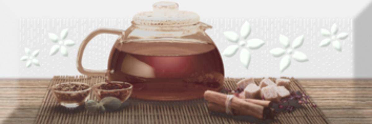 

Керамическая плитка Absolut Keramika Decor Tea 02 B Fosker Декор 10x30