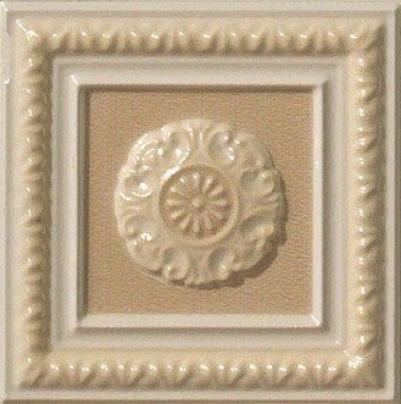 

Керамическая плитка Vallelunga Lirica P17101 Visone Toz. Cornice вставка 10x10