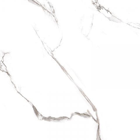 

Керамогранит Grasaro Marble classik Snow White белоснежный блестящий, GT-270/g 40x40