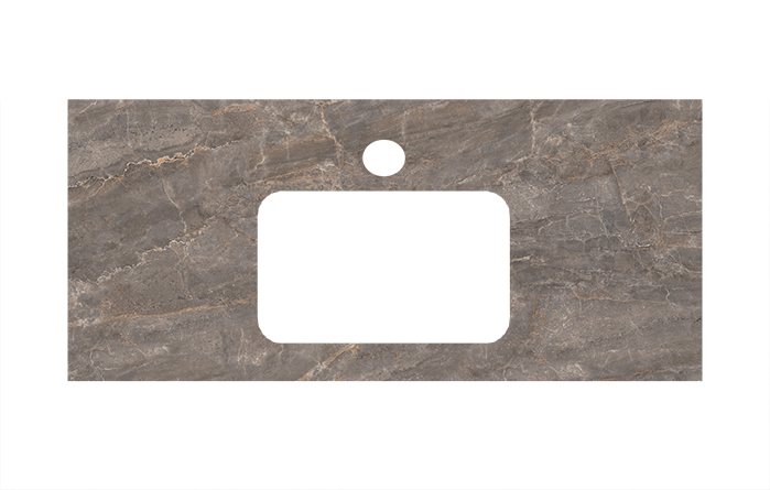 

Столешница для раковин, встраиваемых сверху Парнас Kerama Marazzi 100 PL2.SG570002R\100 пепельный лаппаированный