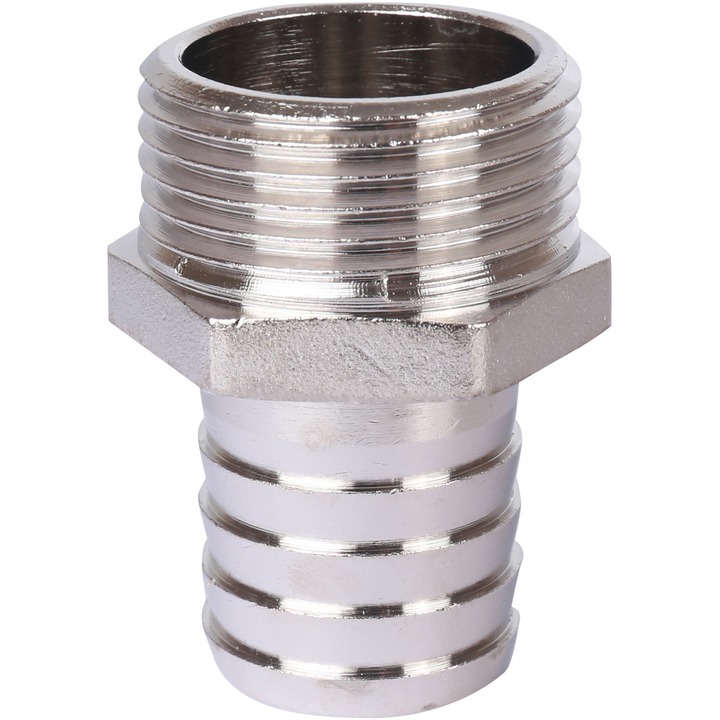 STOUT Штуцер НР 1"x25 никелированный