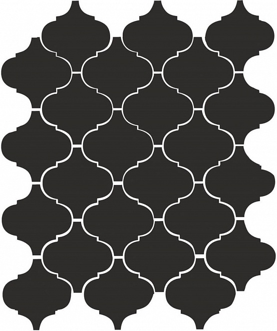 

Керамическая плитка Kerama Marazzi Арабески 65001 черный глянцевый настенная 26x30