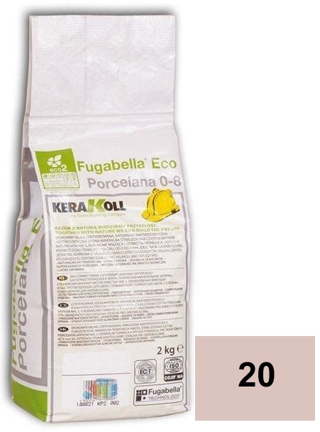 

Затирка Kerakoll Fugabella Eco Porcelana цементная 20 Magnolia 2кг