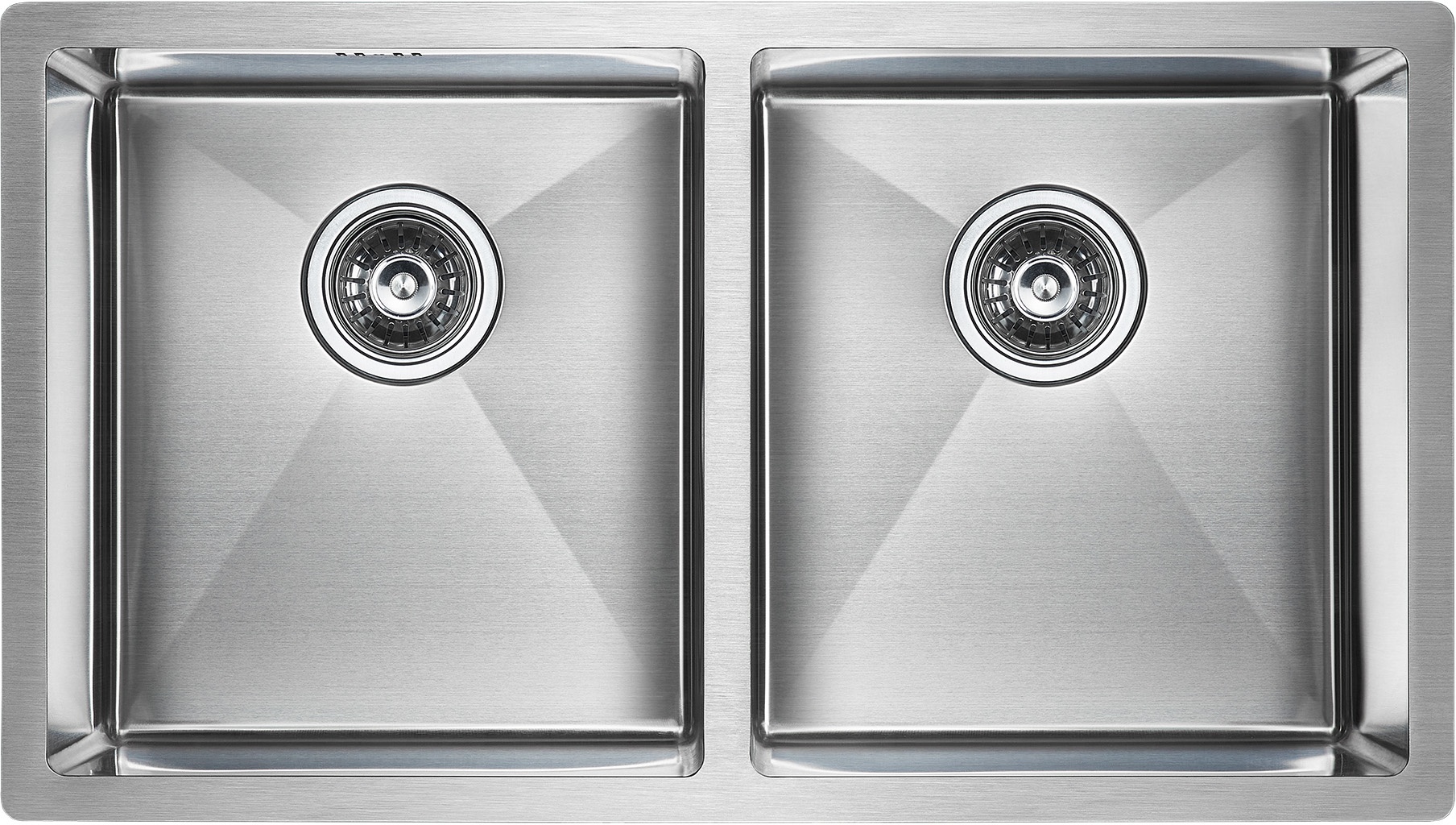 Мойка для кухни Paulmark TWIN Сталь PM237844-BS