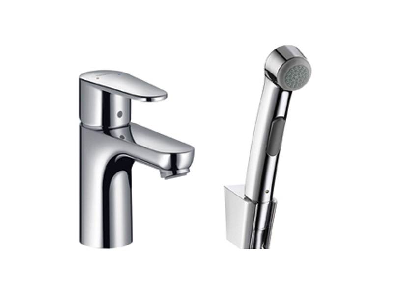 

Смеситель для раковины Hansgrohe Talis E2 с гигиеническим душем 31165000
