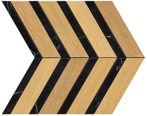 

Керамогранит Atlas Concorde Heartwood Malt Marble Chevron (+31368) мозаика 29,4x28,7