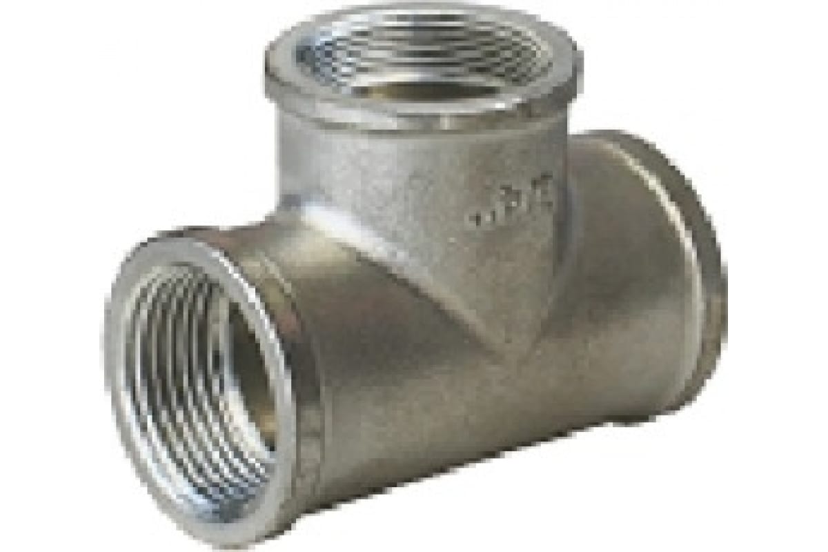 Elsen Тройник ВВВ 1", 3/4", 1" TIN латунь переходной