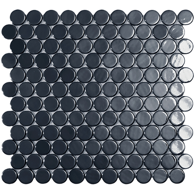 

Мозаика Vidrepur Circle № 6005 Черный (на сетке) 30,6x31,4
